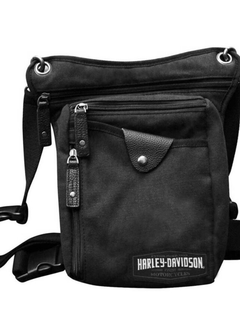 Harley Davidson C4 Convertible Leg Waist Pack Crossbody Bag Riding Motorcycle OS